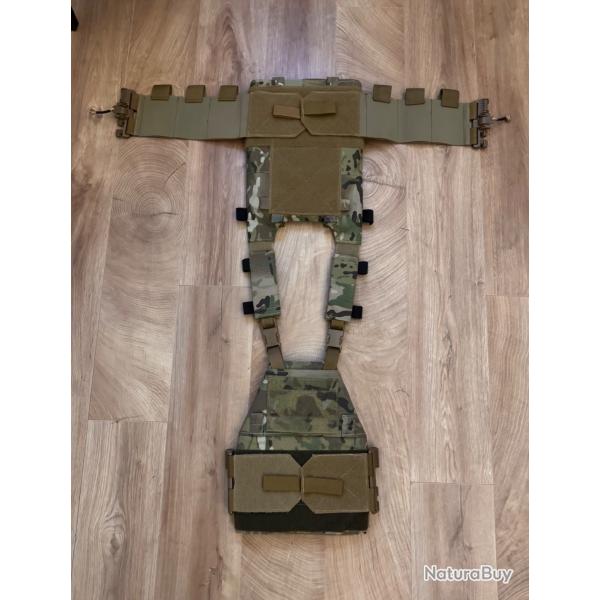 plate carrier rversible tan / multicam swimmer cut M