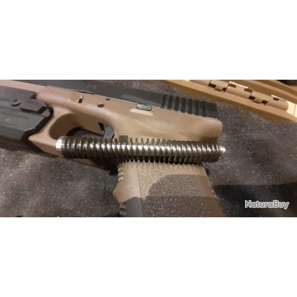 Ressort rcuprateur Glock 19 full mtal, indstructible