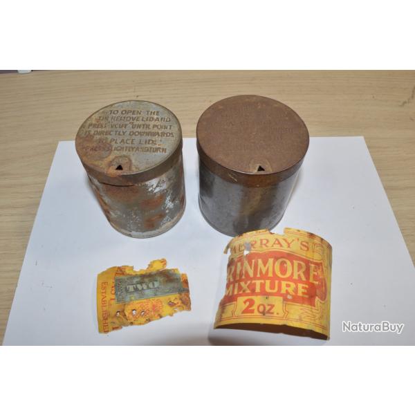 Lot de deux boites Cigarettes Anglais GB British WW2 1939/1945 (23)