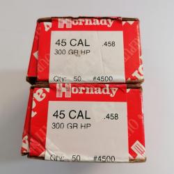 LOT OGIVE HORNADY CAL 45 .458 300gr HP
