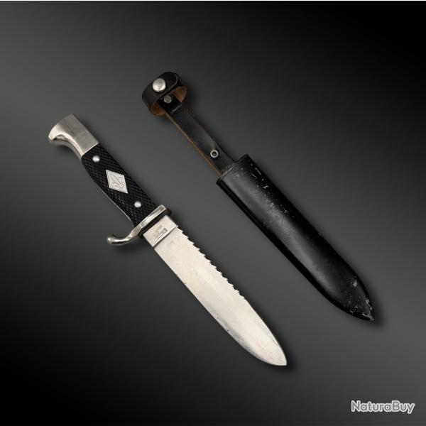 DAGUE de scout avec fourreau - Allemagne - XXème siècle