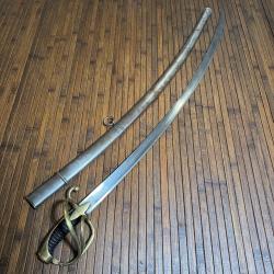 BEAU SABRE A LA CHASSEUR DE CAVALERIE LÉGÈRE TYPE AN lX