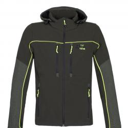 VESTE STRETCH RIPSTOP - YORK MAN JACKET - ZOTTA FOREST - vert avec des détails jaune fluo