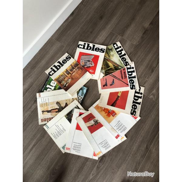 lot de 11 revues «  CIBLES « à petit prix !