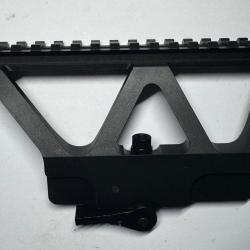 MONTAGE LATÉRAL PICATINNY POUR AK-47/AK-74 - FIXATION RAPIDE QD - ÉTAT NEUF