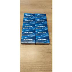 Lot 10 boîtes de 50 balles cal.22 long rifle 40 grains à tête ronde - Magtech