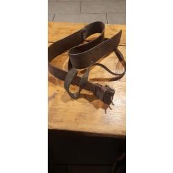 Ceinture cuire et baudrier WW1