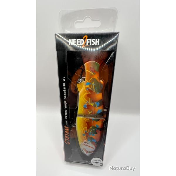Leurre Need2Fish Statam 18,8cm 70g Art Blue