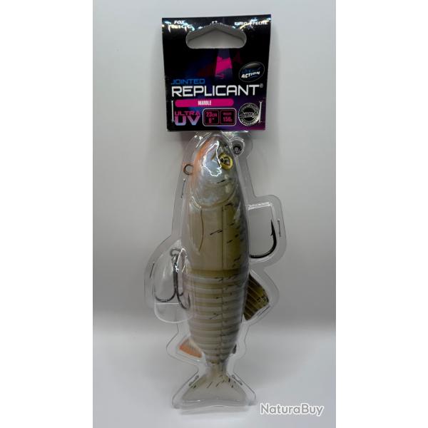 Leurre Fox Rage Replicant Jointed Ultra UV 23cm 150g Marble