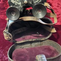 Magnifique paire de Jumelles de Théâtre (Lorgnette) Vintage avec Étui Cuir d'Origine