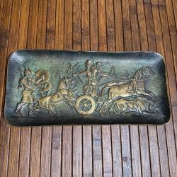 BRONZE FIGURANT UNE SCÈNE DE COMBAT ANTIQUE SIGNÉ MAX LE VERRIER