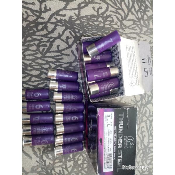 lot de 53 munitions aciers HP calibre 12