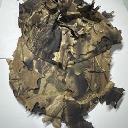 Casquette Camouflage 3D avec Filet Feuillage - Airsoft/Chasse