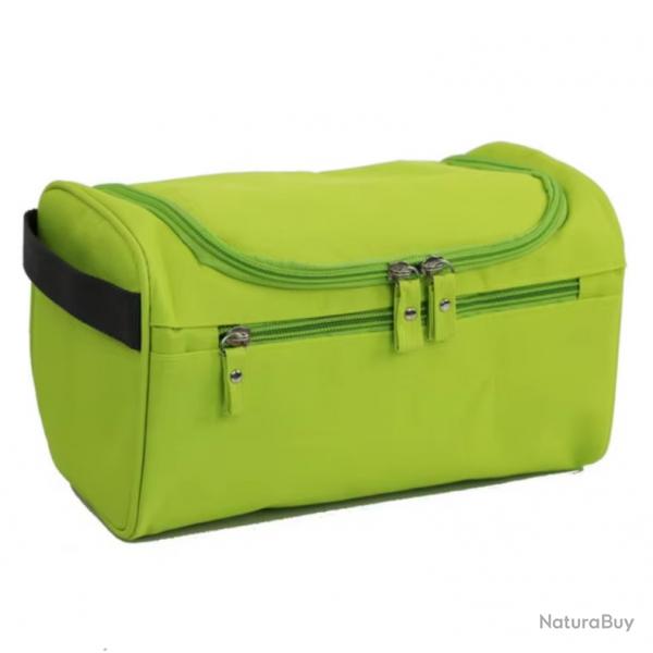 Trousse de Toilette Suspendue Unisexe - Spacieuse & lgante - Voyage Vert 25 x 15 x 14