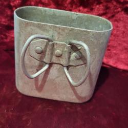 Quart / Popote Militaire Française Alu - Daté 1937 - Équipement 39-40