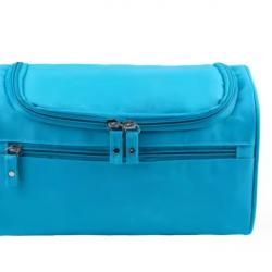 Trousse de Toilette Suspendue Unisexe - Spacieuse & Élégante - Voyage Bleu 25 x 15 x 14