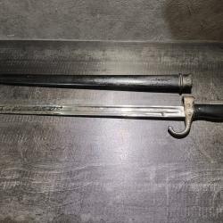 Baïonnette Berthier 1892 PEUGEOT 2è type matching numbers