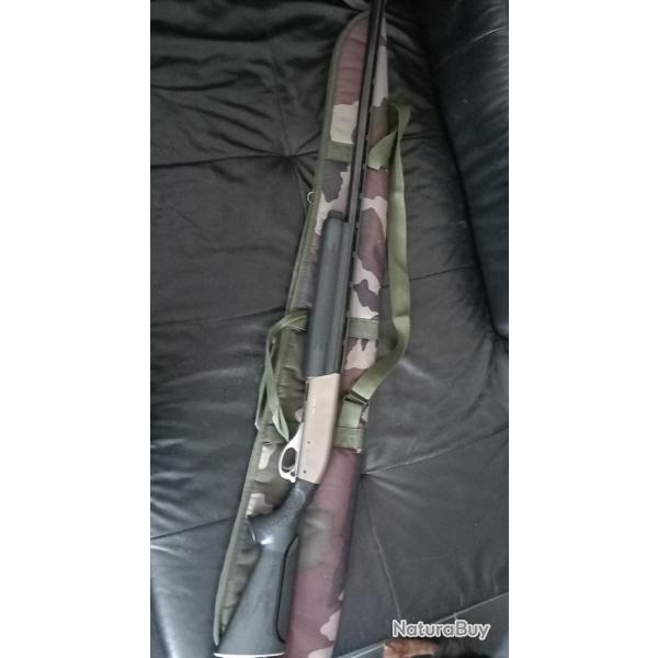 Fusil  semi automatique remington 1100 competition  calibre 12 chambré  76 canon 76