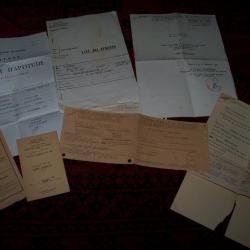 Livret militaire Classe 1955 ..d'un Médecin ...7me Section d'infirmiers avec nombreux documents ..