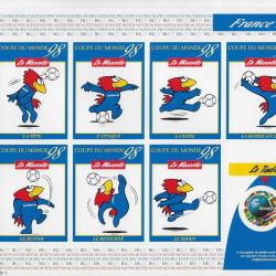 bloc postal de timbres neuf de France 1
