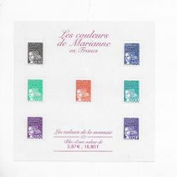 bloc postal de timbres neufs de France 4