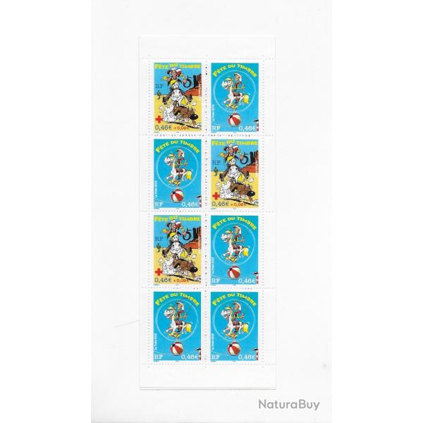 carnet postal de timbres neufs de France 8