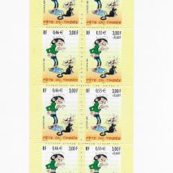 carnet postal de timbres neufs de France 12