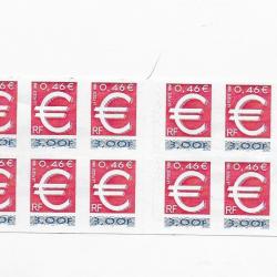 carnet postal de timbres neufs de France 15