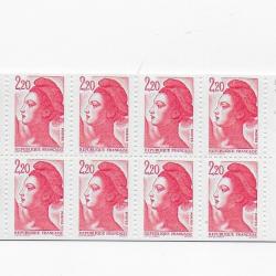carnet postal de timbres neufs de France 19