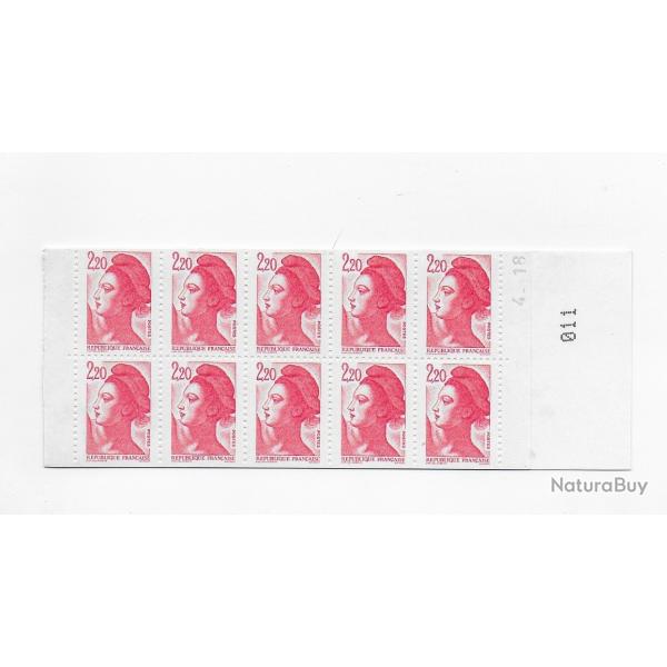 carnet postal de timbres neufs de France 19