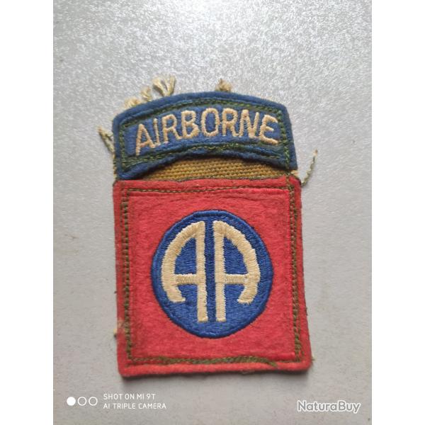 Patch  82eme division Airborne USA/WW2