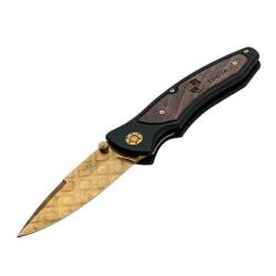 Couteau pliant Boker Tirpitz-Damascus Gold 110194DAM