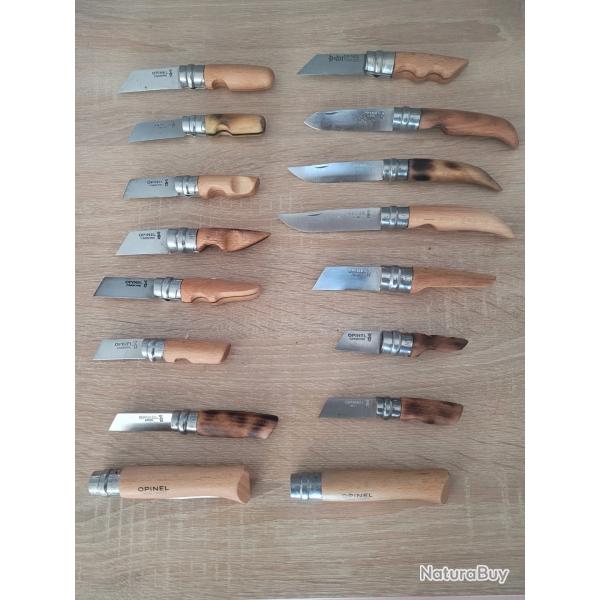 Lots de 16 opinels customiser