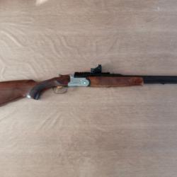 Vend carabine fair express classic 8x57 jrs avec lunette point rouge pro T4 Nikko Stirling