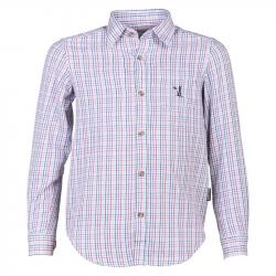 Chemise Enfant Percussion Petits Carreaux Rouge