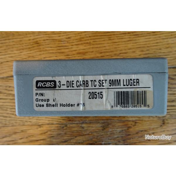 outils carbure RCBS 9mm
