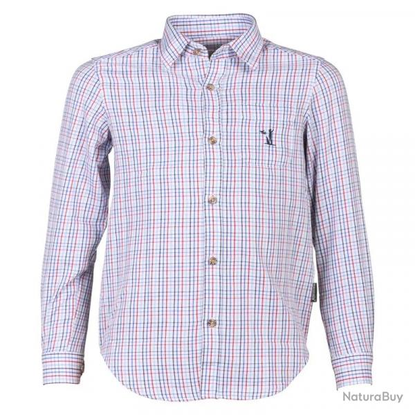 Chemise Enfant Percussion Petits Carreaux Rouge