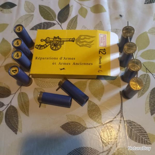 Boîte de cartouches a broche Cal 12