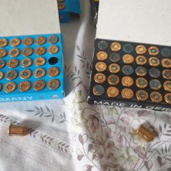 Cartouche a blanc. 380/9mm