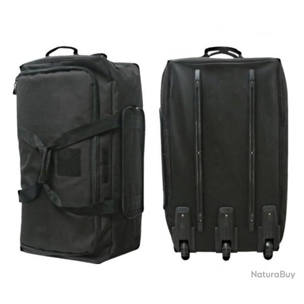 Sac Cargo 3 roulettes - 120 Litres Noir