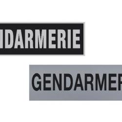 Bande Gendarmerie Réfléchissante - 2 x 10 cm Noir