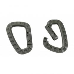 Mousqueton ABS - Vendu par 2 Vert