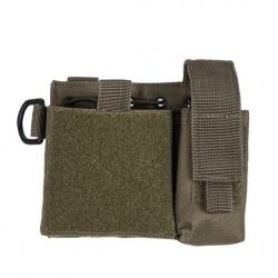 Poche plate molle Admin Vert