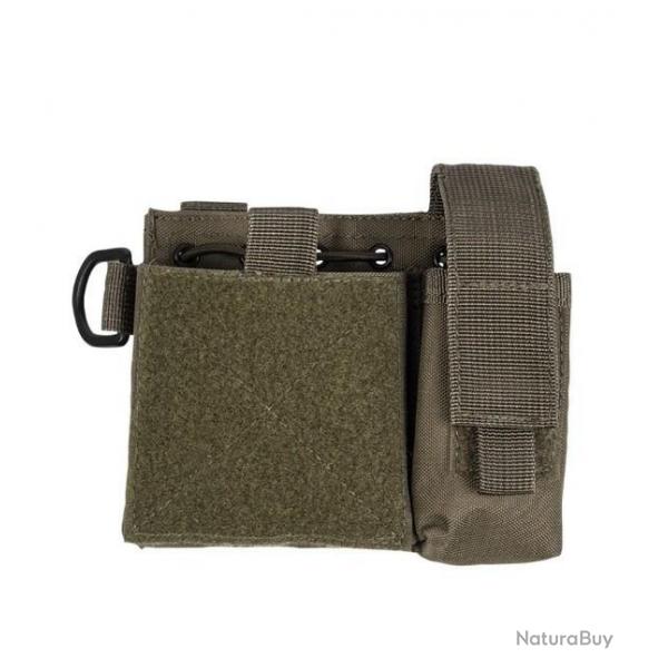 Poche plate molle Admin Vert
