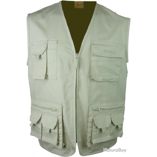 Gilet Reporter Ripstop Beige 2XL
