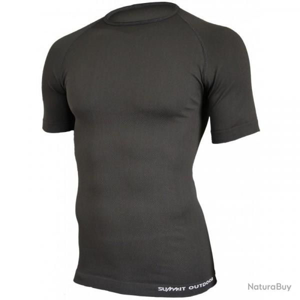 Tee shirt Action Technical Line Climat tempéré Noir