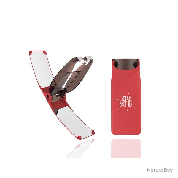 Briquet Solaire SUNCASE GEAR Rouge