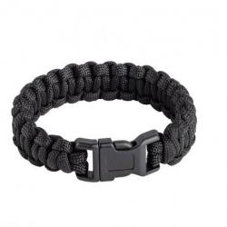 Bracelet Paracorde de survie Noir L