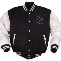 Veste TEDDY Baseball New York Noir