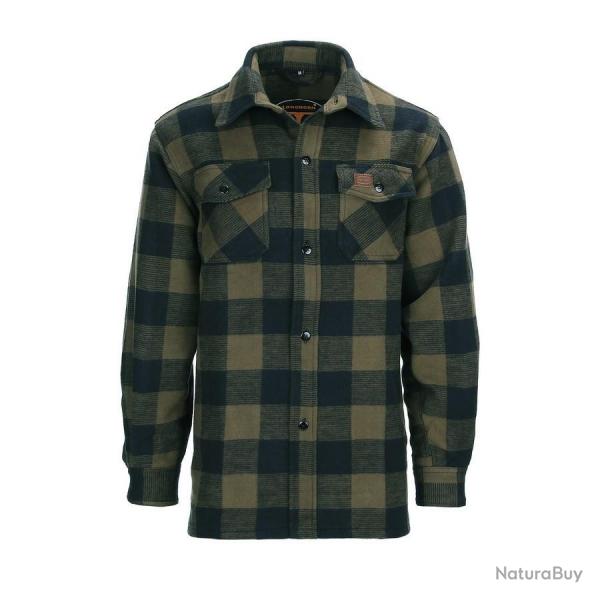 Chemise bucheron  carreaux Vert